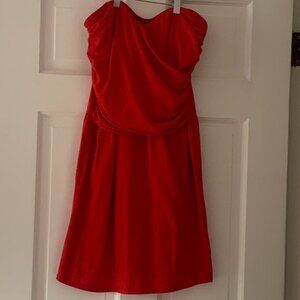 Victoria's Secret Strapless Bra Top Dress - Red - Sz L, excellent condition